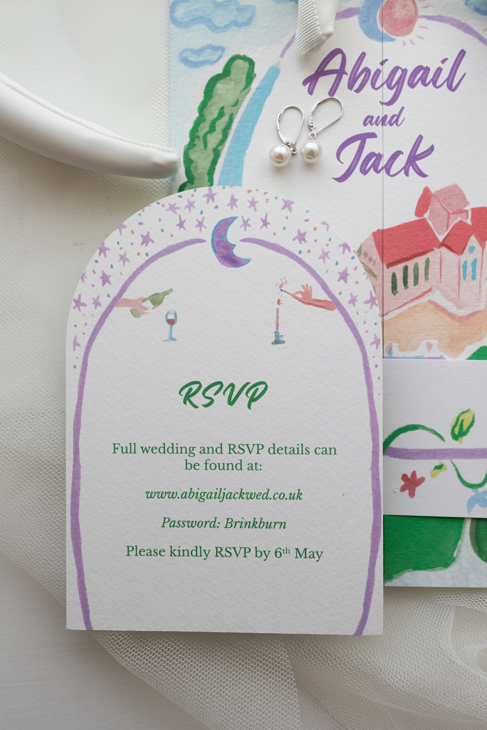 ofelia botella wedding stationary